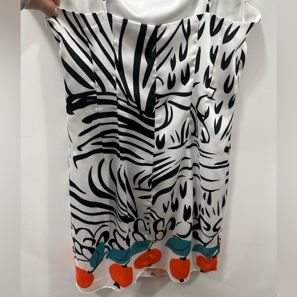 STAUD Lemon printed mini dress - Picture 6 of 8